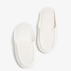 Chaussons Mules Maille Nid D'abeille -Magasin De Lingerie Etam 646634201 b