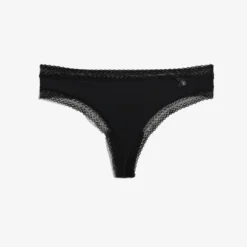 String En Microfibre Bords Dentelle -Magasin De Lingerie Etam 649181205 c