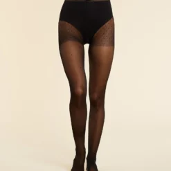 Collant Sculptant Plumetis - 15D -Magasin De Lingerie Etam 650072505 c