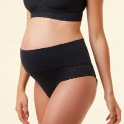 Culotte Taille Haute Ceinture Rabattable -Magasin De Lingerie Etam 651413005 c