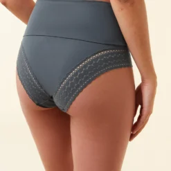 Culotte Taille Haute Ceinture Rabattable -Magasin De Lingerie Etam 651413022 b