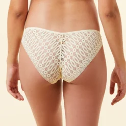 Culotte En Coton Biologique Et Dentelle -Magasin De Lingerie Etam 651416456 c