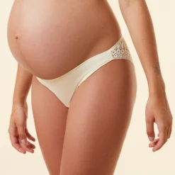 Culotte En Coton Biologique Et Dentelle