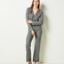 Pantalon Large Uni -Magasin De Lingerie Etam 651599702 c