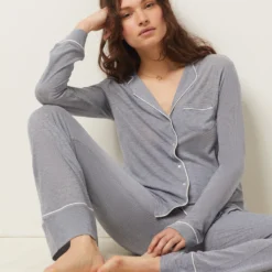 Pantalon Large Uni -Magasin De Lingerie Etam 651599725 c