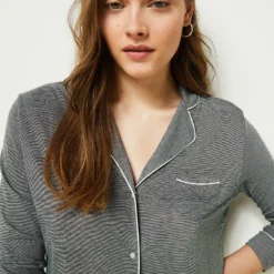 Chemise De Nuit à Manches Longues 8 Chemise De Nuit à Manches Longues -Magasin De Lingerie Etam 652460402 b