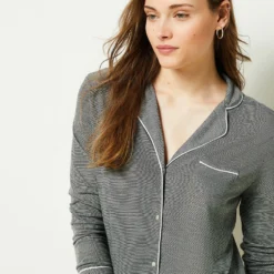 Chemise De Nuit à Manches Longues