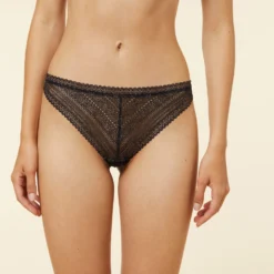 Tanga En Dentelle Irisée -Magasin De Lingerie Etam 652472116 c