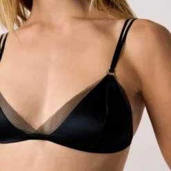 Triangle Sans Armatures En Soie Détails Tulle 10 Triangle Sans Armatures En Soie Détails Tulle -Magasin De Lingerie Etam 652771005 b scaled