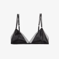 Triangle Sans Armatures En Soie Détails Tulle 11 Triangle Sans Armatures En Soie Détails Tulle -Magasin De Lingerie Etam 652771005 c