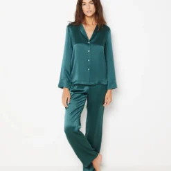 Chemise De Pyjama En Soie