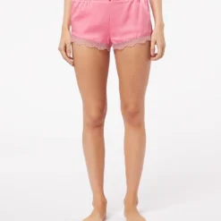 Short De Pyjama Bords En Tulle