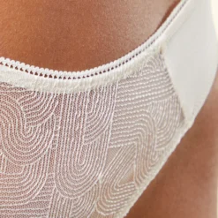 Tanga High Leg Tulle Graphique -Magasin De Lingerie Etam 653309180 b