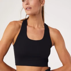 Débardeur Côtelé Dos Nageur Sans Coutures