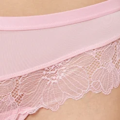 Tanga En Microfibre Et Dentelle -Magasin De Lingerie Etam 653550471 b