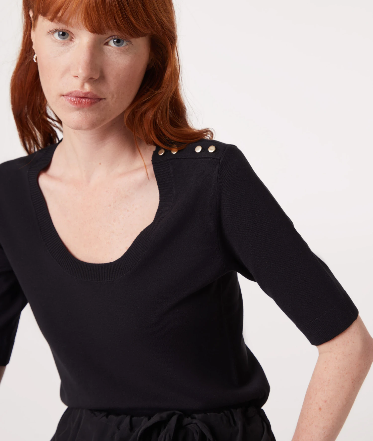 Pull Col Rond Manches Courtes 5 Pull Col Rond Manches Courtes – Image 5