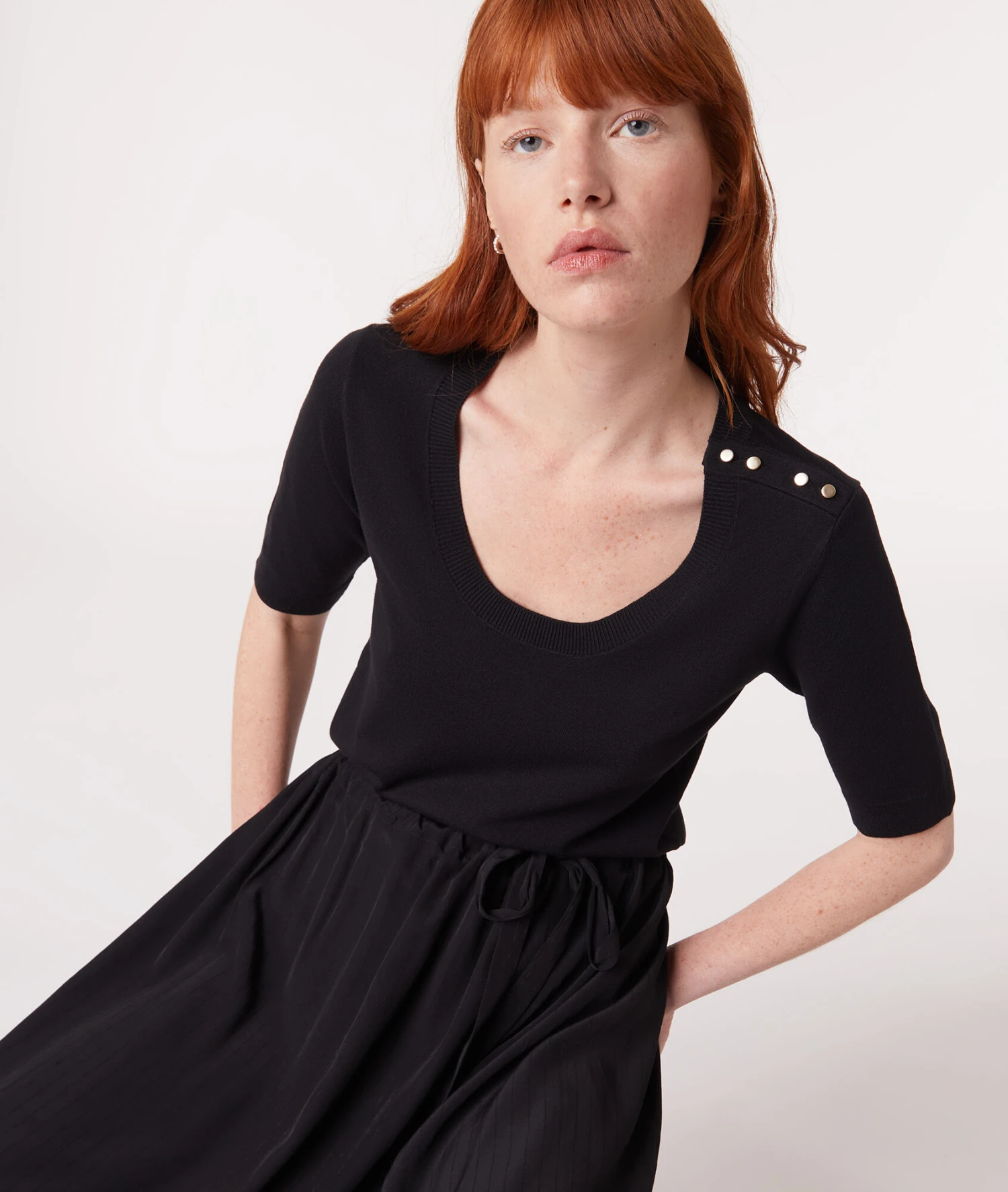 Pull Col Rond Manches Courtes 1 Pull Col Rond Manches Courtes