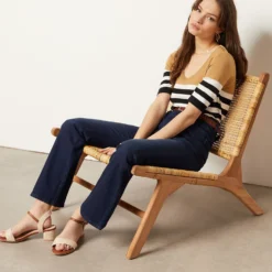 Pull à Rayures Manches Courtes -Magasin De Lingerie Etam 653568306 c