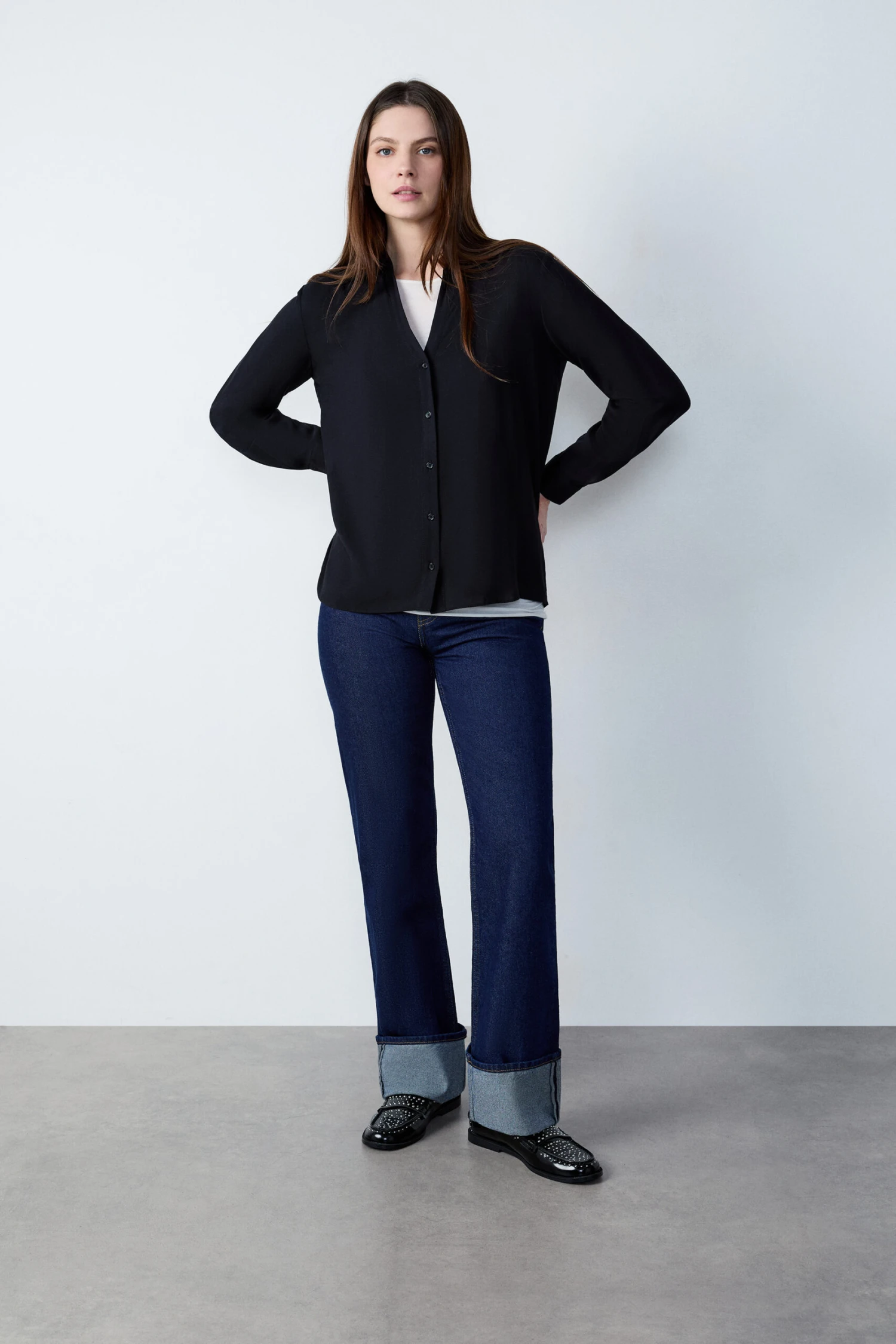 Chemisier Col V 2 Chemisier Col V – Image 2