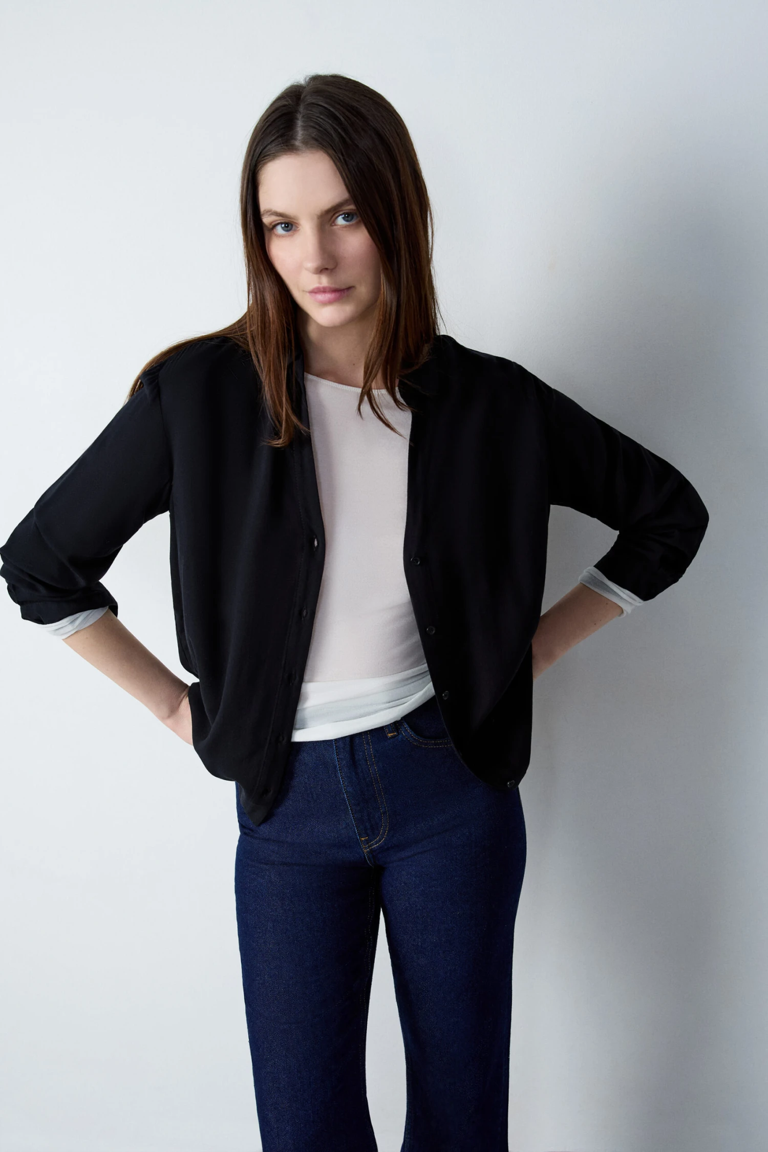 Chemisier Col V 1 Chemisier Col V