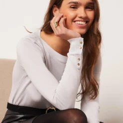 Pull Col Bateau En Maille Fine -Magasin De Lingerie Etam 653574403 c