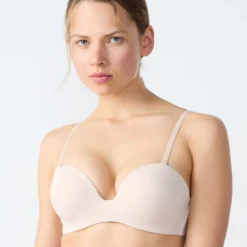 Bandeau Microfibre Push-up Bretelles Amovibles