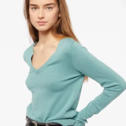 Pull Col V En Maille Fine -Magasin De Lingerie Etam 653577738 c