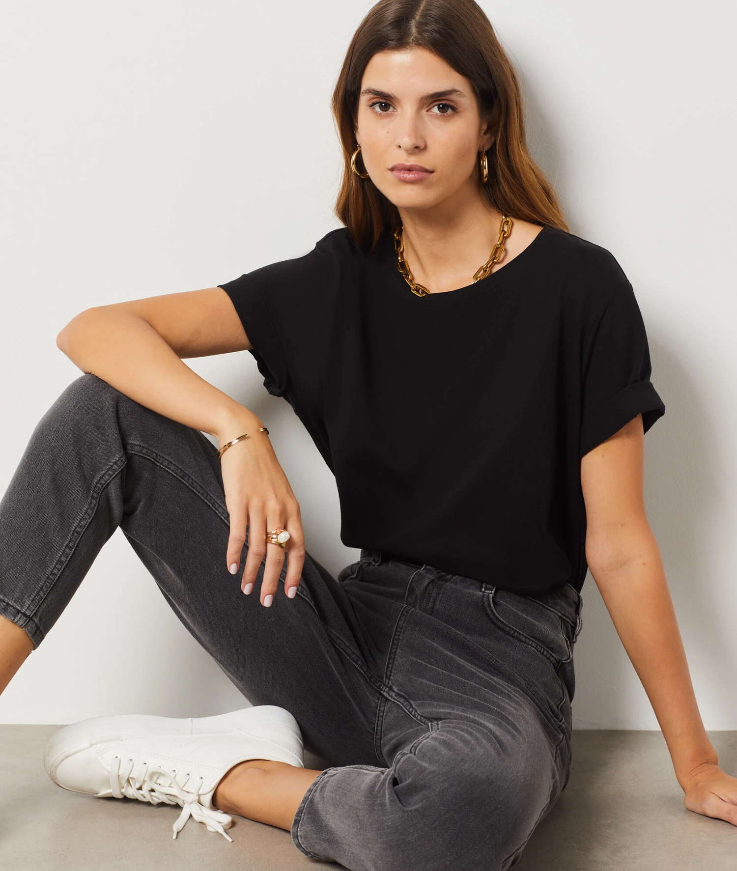 T-shirt Manches Courtes Col Rond 5 T-shirt Manches Courtes Col Rond – Image 5