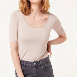 T-shirt Manches Courtes Maille Thermique -Magasin De Lingerie Etam 653600492 c