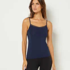 Débardeur à Bretelles Fines Maille Thermique -Magasin De Lingerie Etam 653604424 6