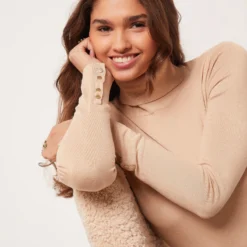 Pull Col Roulé En Maille Fine -Magasin De Lingerie Etam 653608588 b