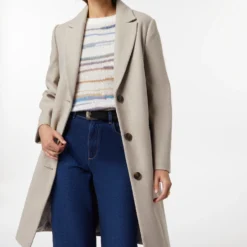 Manteau Long Coupe Droite -Magasin De Lingerie Etam 653645484 c