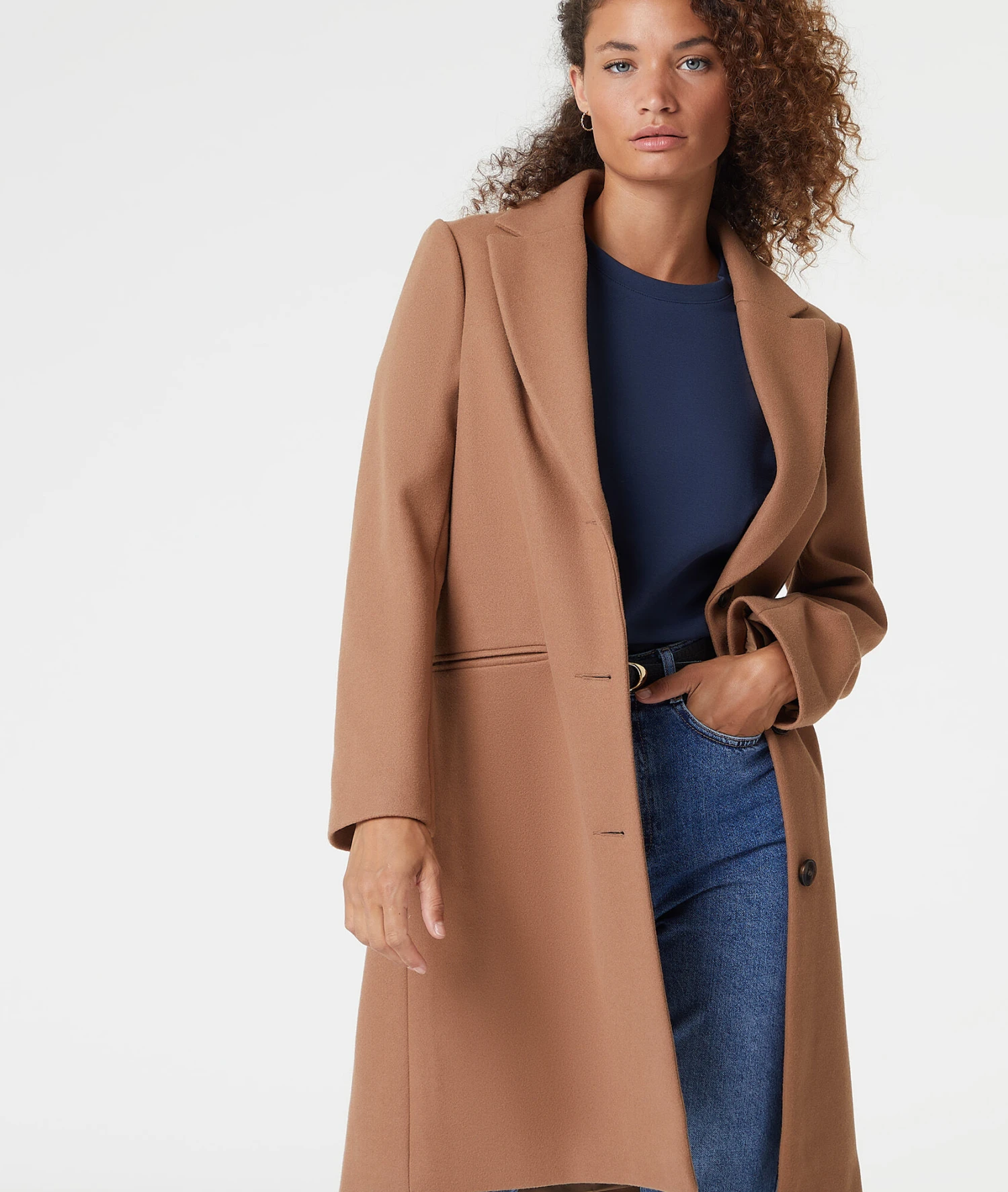 Manteau Long Coupe Droite 1 Manteau Long Coupe Droite