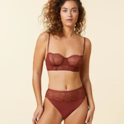 Tanga Dentelle Florale -Magasin De Lingerie Etam 653653365 6