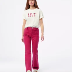 Pantalon Coupe Large En Coton Mélangé 9 Pantalon Coupe Large En Coton Mélangé -Magasin De Lingerie Etam 653655275 c