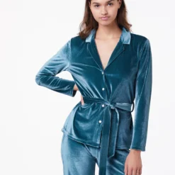 Chemise De Pyjama En Velours