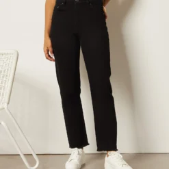 Jean Droit Taille Haute, 100% Coton -Magasin De Lingerie Etam 653729005 6