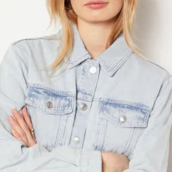 Veste En Jean 100% Coton 8 Veste En Jean 100% Coton -Magasin De Lingerie Etam 653754020 b