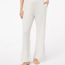 Pantalon évasé Côtelé