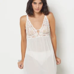 Nuisette Détails Dentelle
