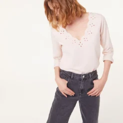 T-shirt Manches Longues Détails Ajourés 7 T-shirt Manches Longues Détails Ajourés -Magasin De Lingerie Etam 653791594 c