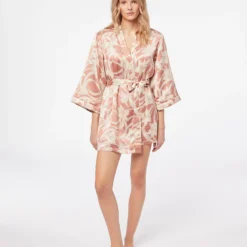 Déshabillé Satiné Imprimé Doublure Polaire -Magasin De Lingerie Etam 653800888 6