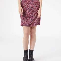 Jupe Portefeuille à Fleurs