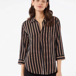 Chemise Manches Longues Rayée -Magasin De Lingerie Etam 653809016 c