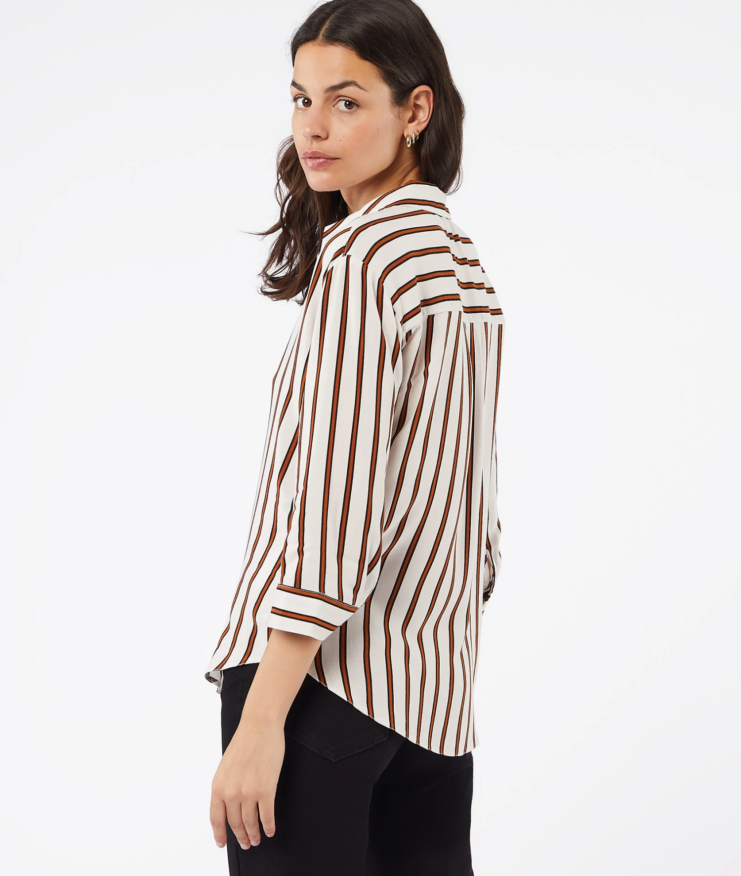 Chemise Manches Longues Rayée 2 Chemise Manches Longues Rayée – Image 2