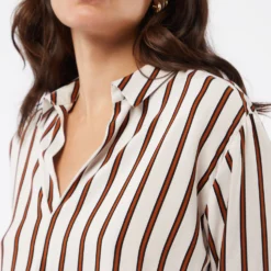 Chemise Manches Longues Rayée 8 Chemise Manches Longues Rayée -Magasin De Lingerie Etam 653809039 b