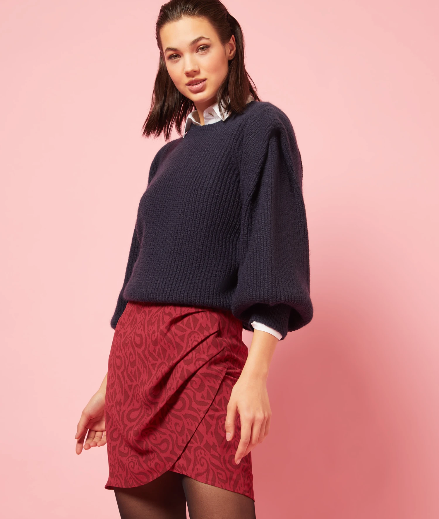 Pull En Maille Manches Bouffantes 1 Pull En Maille Manches Bouffantes