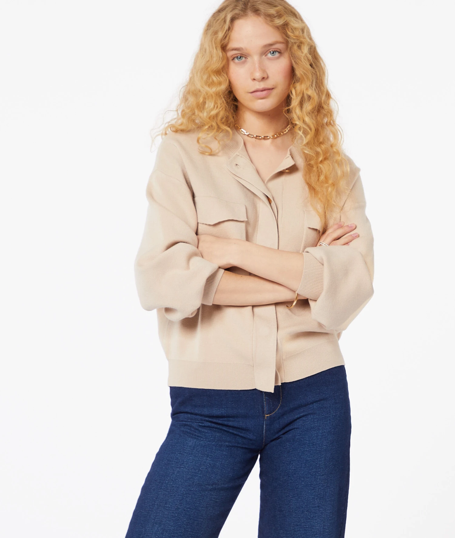 Veste En Maille Avec Poches 5 Veste En Maille Avec Poches – Image 5