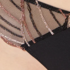 Tanga En Tulle Brodé -Magasin De Lingerie Etam 653815705 b