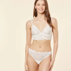 Tanga High Leg En Dentelle -Magasin De Lingerie Etam 653816280 6